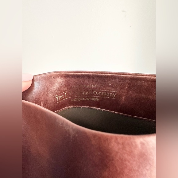 The J. Peterman Company Brown Leather Riding Boots Size 9.5 - Picture 8 of 8